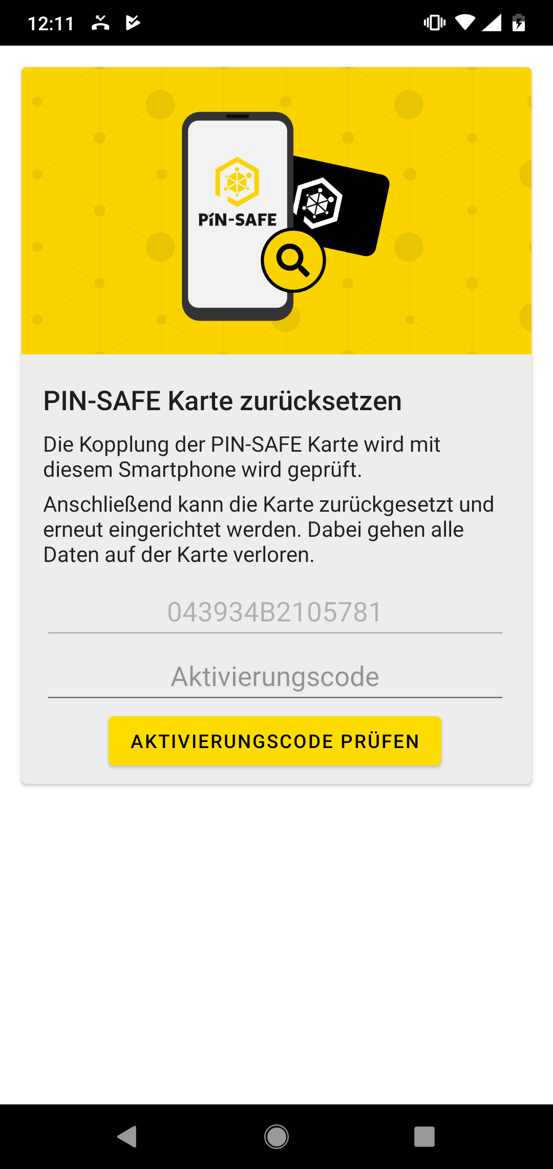 Wie erkenne ich eine originale PINSAFE Karte? PINSAFE NFCDatentresor